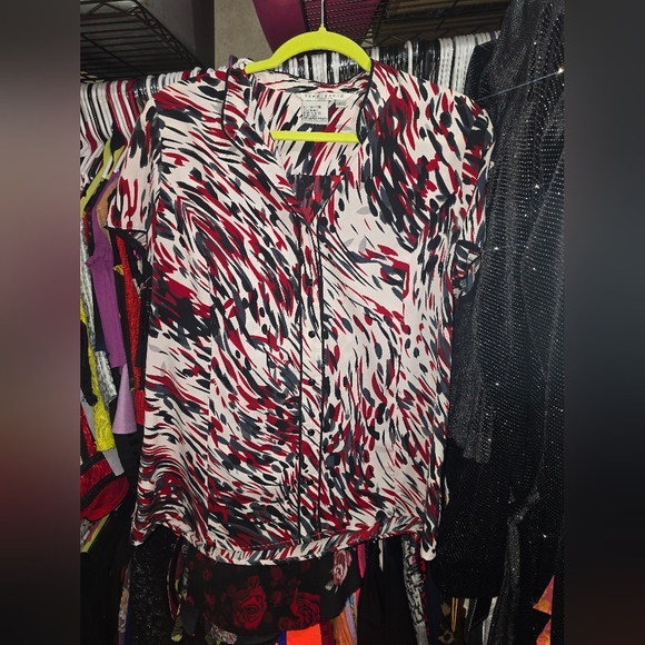 💋5/20 Large Fred David Blouse - Picture 1 of 3